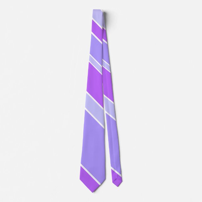 Violettstreifen Krawatte (Vorderseite)