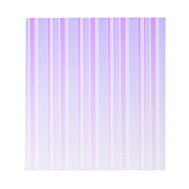 Violettstreifen Notizblock (Vorderseite)