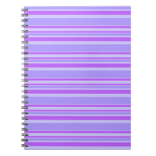 Violettstreifen Notizblock