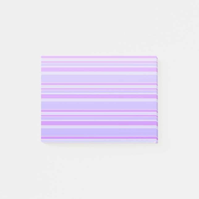 Violettstreifen Post-it Klebezettel (Vorderseite)