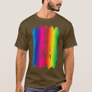 Violin Art Violinist Gift Idee Fiddle Fiddler T-Shirt