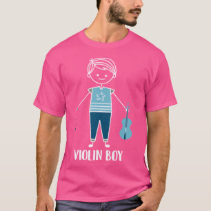 Violin Boy - Musiker Fiddle Player Orchestra Viol T-Shirt