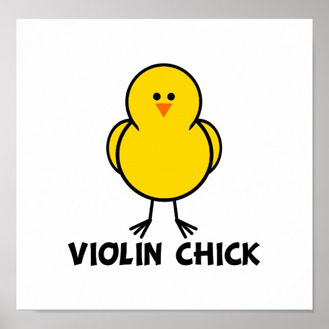 Violin Chick Poster (Vorne)