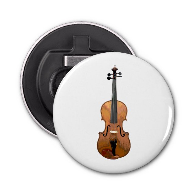 Violin Classic Music Niedlich Bottle Opener Flaschenöffner (Vorderseite)