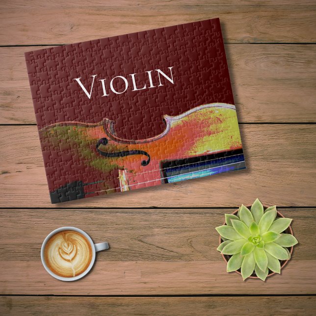 Violin Classic Music Red Puzzle (Von Creator hochgeladen)