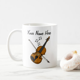 Violin Custom Tasse Violinist Musikergeschenk