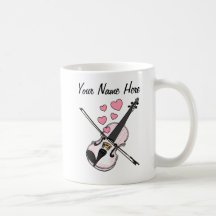 Violin Custom Wedding Tasse Violinist Musician Gif