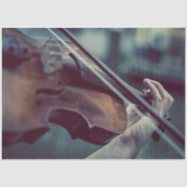 Violin Decoupage Seidenpapier