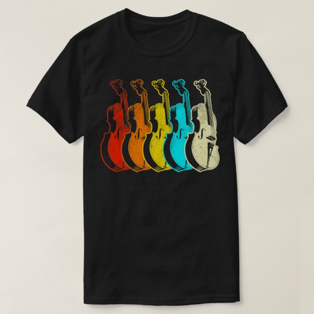 Violin Fiddle T-Shirt (Design vorne)