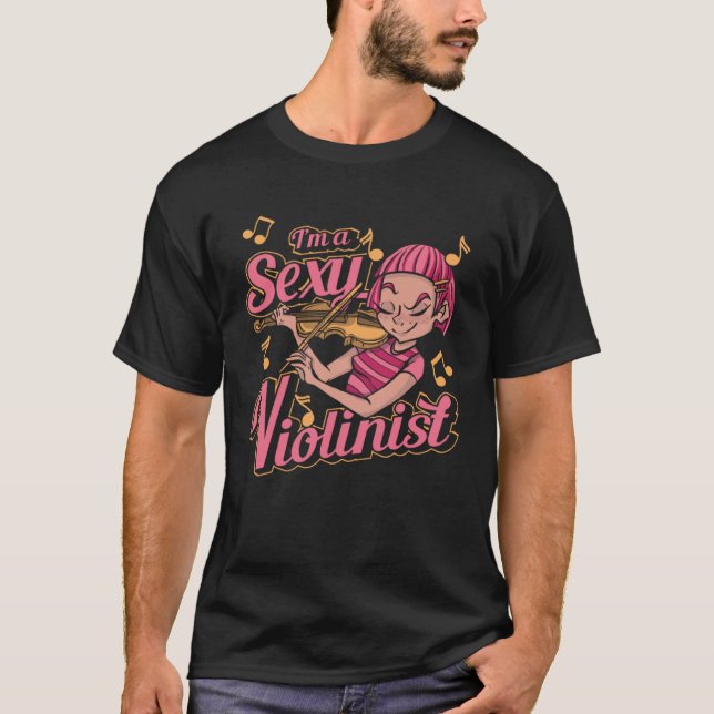Violin Fiddler Fiddle Violinist T-Shirt (Vorderseite)