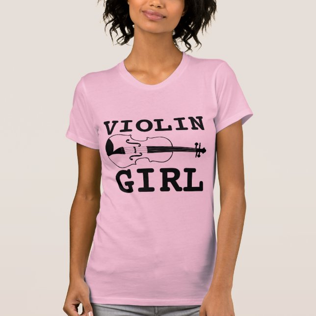 VIOLIN GIRL T - SHIRT (Vorderseite)