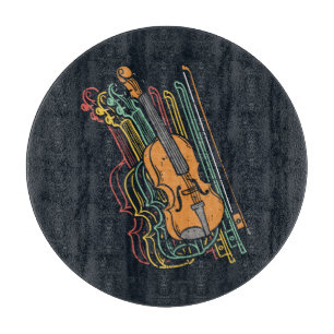 Violin-Hausweihe Modern Schneidebrett