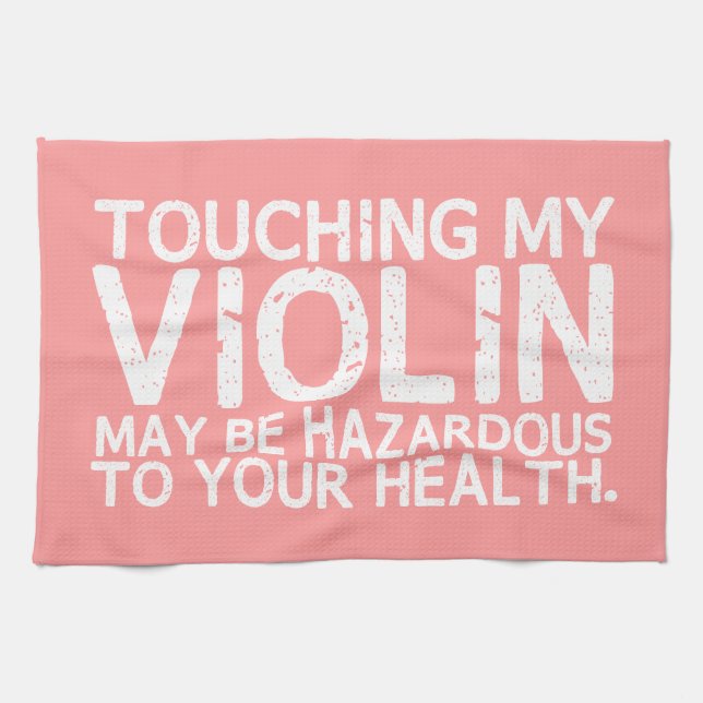 Violin Hazard Handtuch (Horizontal)