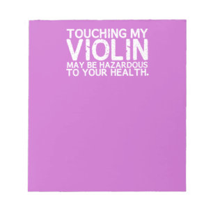 Violin Hazard Notizblock
