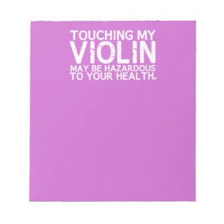 Violin Hazard Notizblock