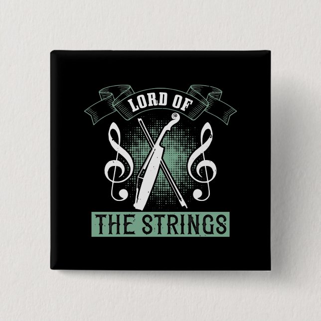Violin - Herr der Streichungen Button (Vorderseite)