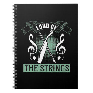 Violin - Herr der Streichungen Notizblock