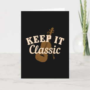 Violin - Keep It Classic Karte