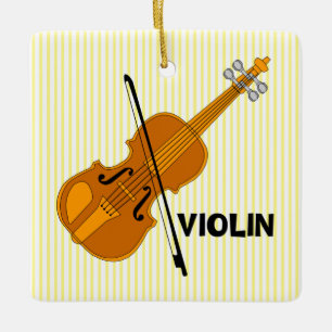 Violin Keramikornament