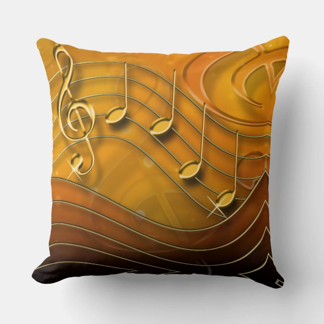 Violin Key Kissen (Vorderseite)