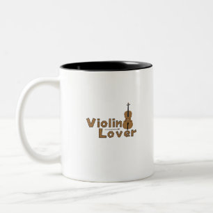 Violin Lover Zweifarbige Tasse