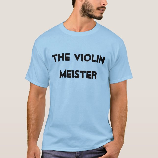 Violin Meister Musikinstrument T-Shirt (Vorderseite)