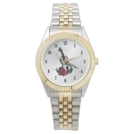 Violin Music Black Numbers Armbanduhr