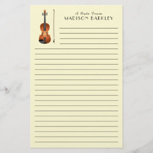 Violin Musician Teacher String Orchestra Briefpapier