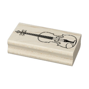 Violin Musician Teacher String Orchestra Gummistempel