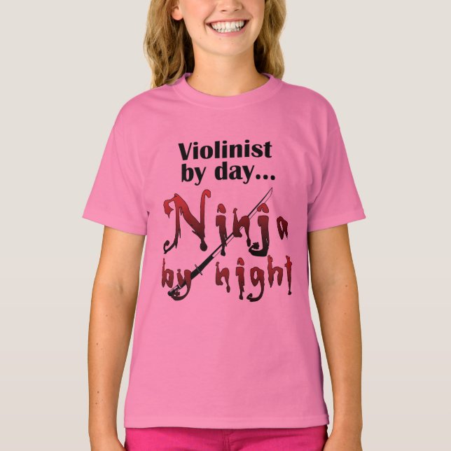 Violin Ninja T-Shirt (Vorderseite)