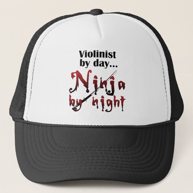 Violin Ninja Truckerkappe (Vorderseite)