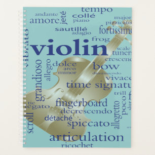 Violin Player Lesson Orchestra Planer