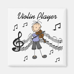 Violin Player Magnet