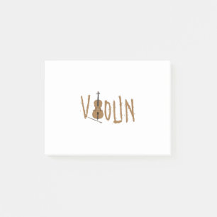 Violin Post-it Klebezettel