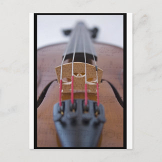 Violin Postkarte