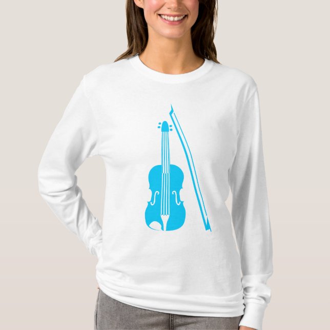 Violin - Sky Blue T-Shirt (Vorderseite)