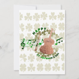 Violin St. Patrick's Day Feiertagskarte