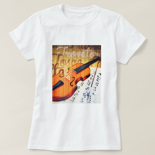 Violin T-Shirt (Design vorne)