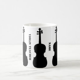Violin Teacher Gift Personalisiert funky Kaffeetasse