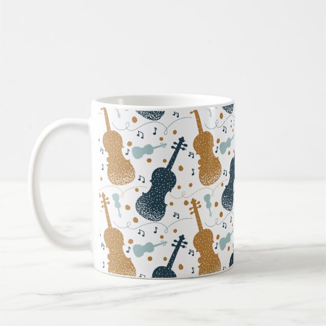 Violin Viola Streichinstrumente-Geschenk Kaffeetasse (Links)