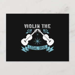 Violin - Violin The Legal Drug Postkarte