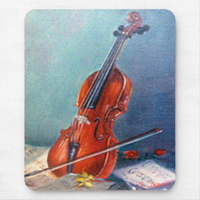 Violín/Violine Mousepad (Vorne)