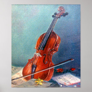 Violín/Violine Poster