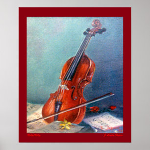 Violín/Violine Poster