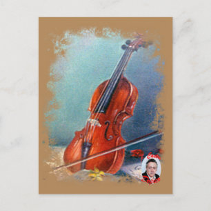 Violín/Violine Postkarte