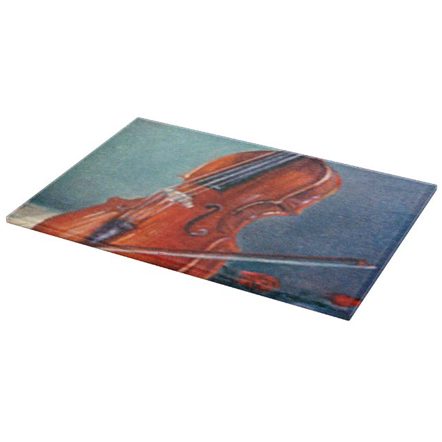 Violín/Violine Schneidebrett (Ecke)