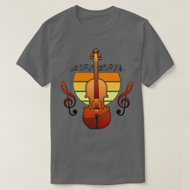 Violin Violine TShirt (Design vorne)