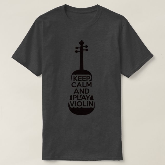 Violin Violinist Fiddle T-Shirt (Design vorne)