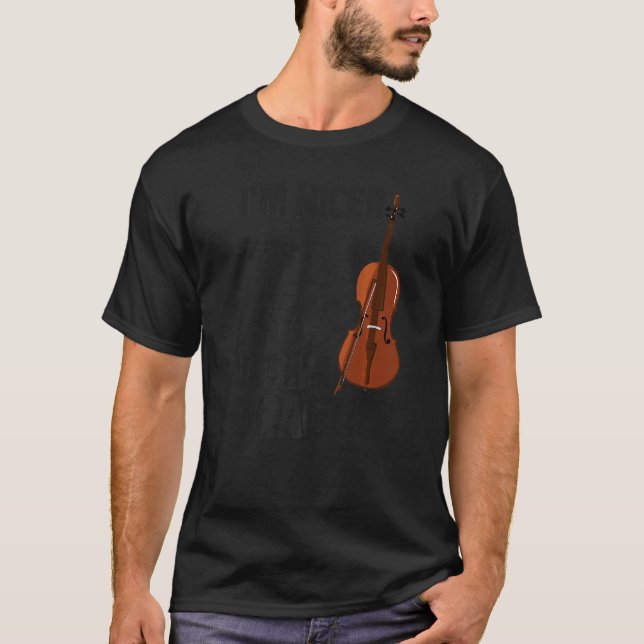 Violin Violinist I'm Nicer After Violin Practice T-Shirt (Vorderseite)