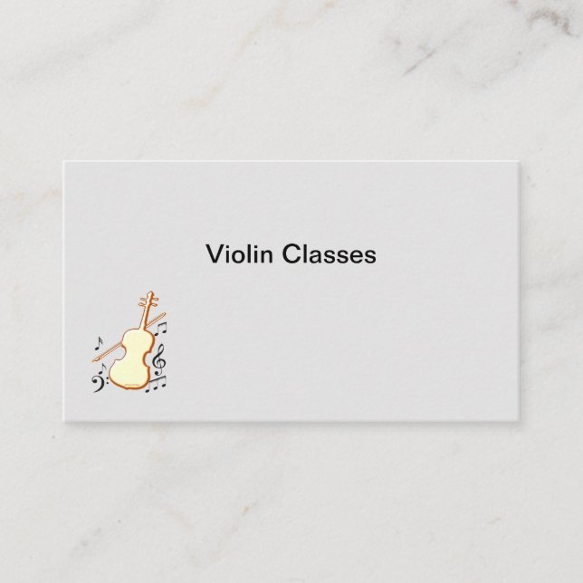 Violin-Visitenkarte Visitenkarte (Vorderseite)
